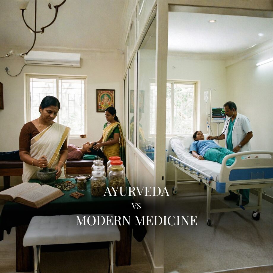 Ayurveda vs modern medicine is important but should be combined to promote holistic wellness